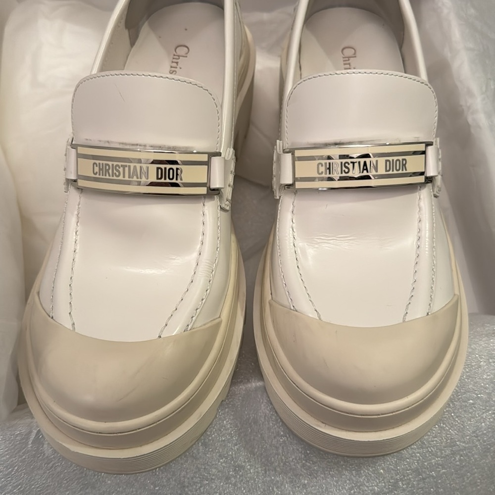 DIOR Christian Dior loafers sz 39 white $1.250 - Picture 4 of 9